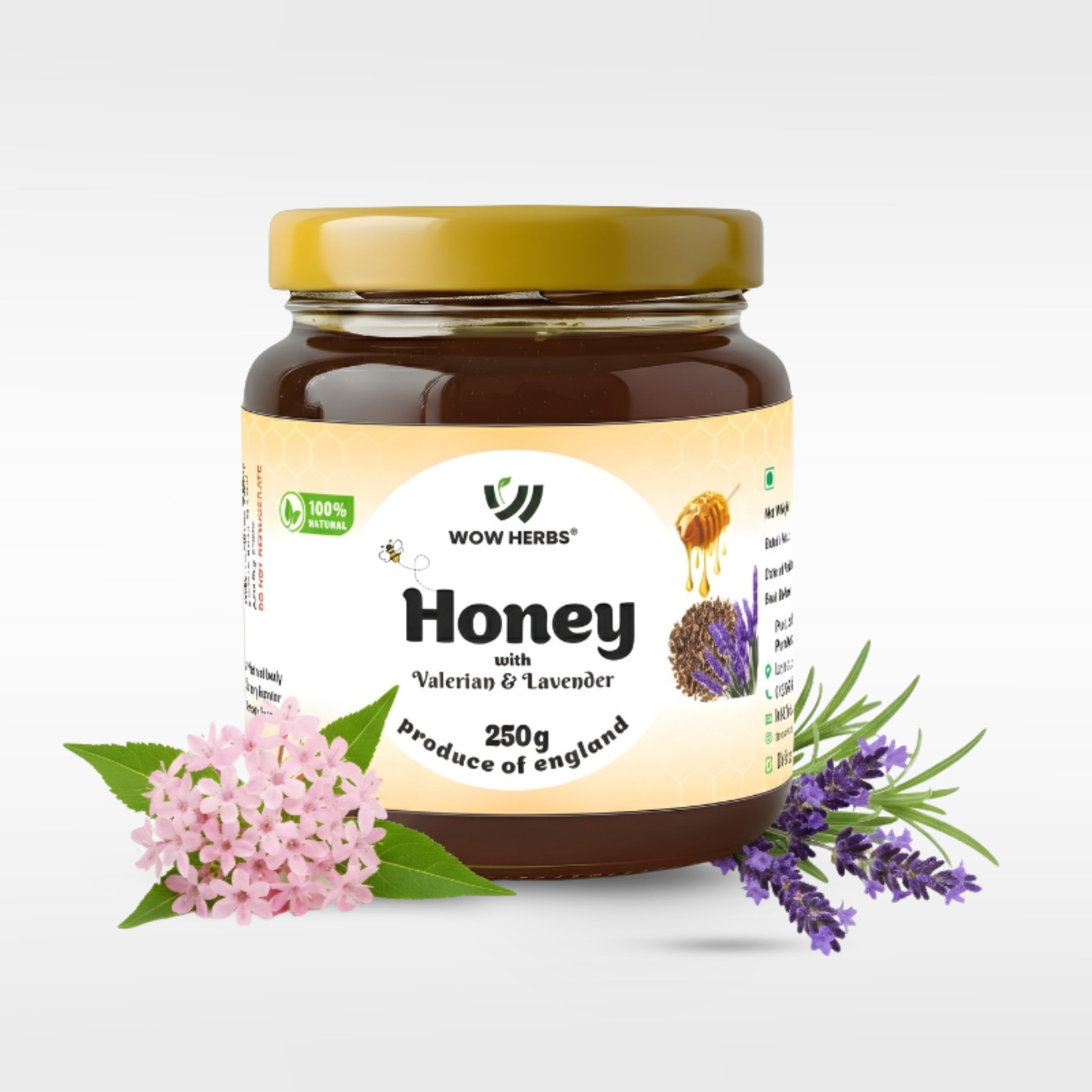 Valerian Honey with Lavender