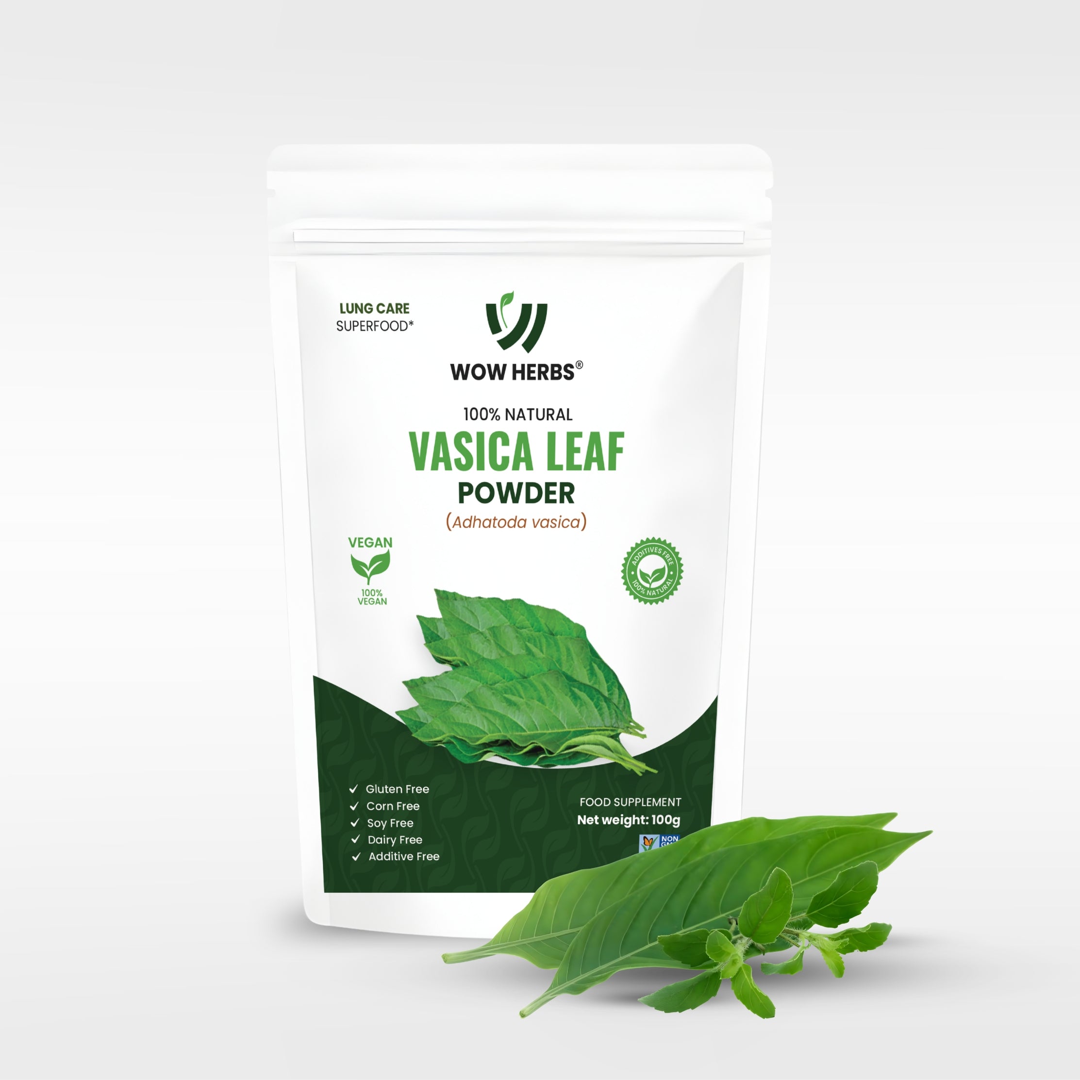 Vasica Leaf Powder UK | Adhatoda Vasica Herbal Powder